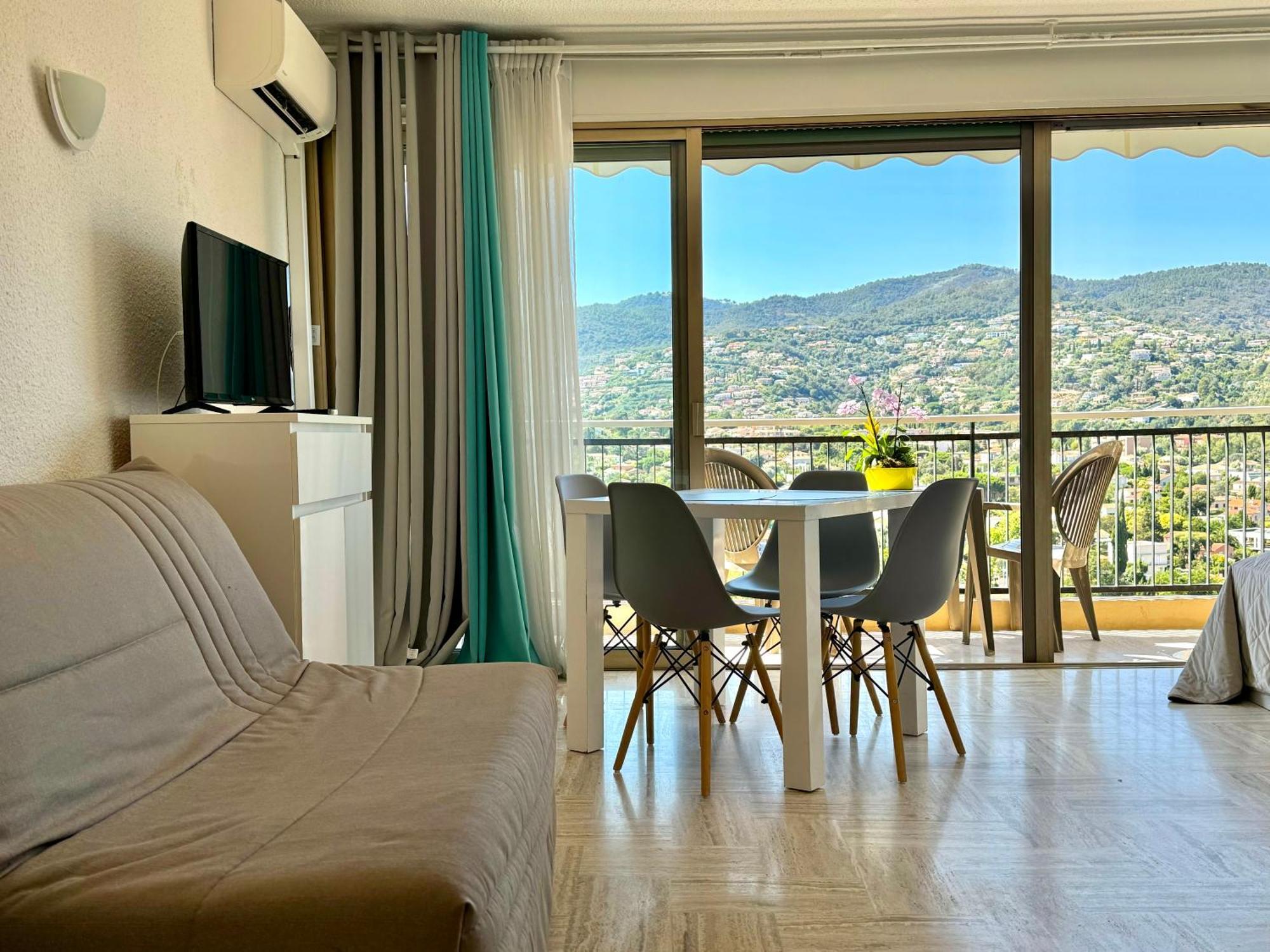 My Resid Appart Cannes Vue Marina Et Vue Montagne มองเดอลิเยอลานาปูล ภายนอก รูปภาพ